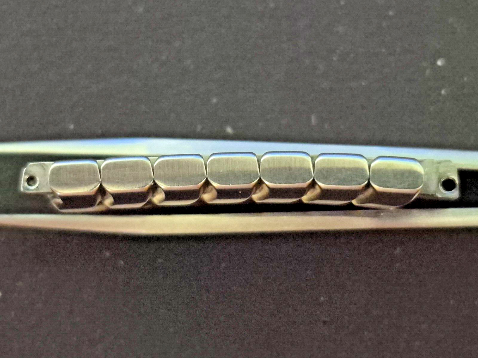 EBEL Classic Wave 7 Link Steel & Gold Segment for bands found on 21mm lug cases