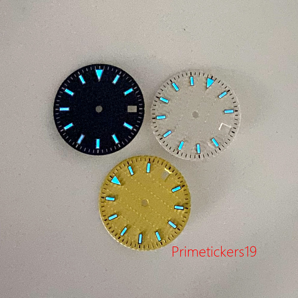 29mm Luminous Watch Dial Sterile Watch Face Fit for NH35/NH35A Model Date Window