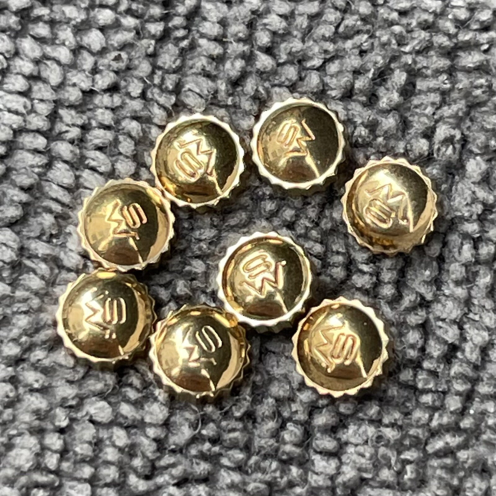 1x NOS GOLD CROWN SEIKO CHAMPION CROWN CRONOS J12083 5740 7620 7622 J13046 ETC