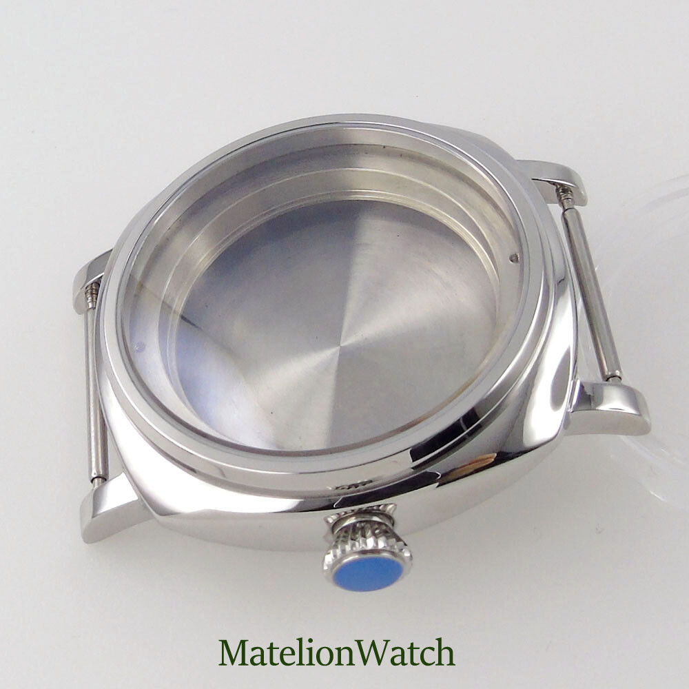 42mm Diving Square Watch Case Fit NH35 NH36 200M Waterproof AR Coating Sapphire
