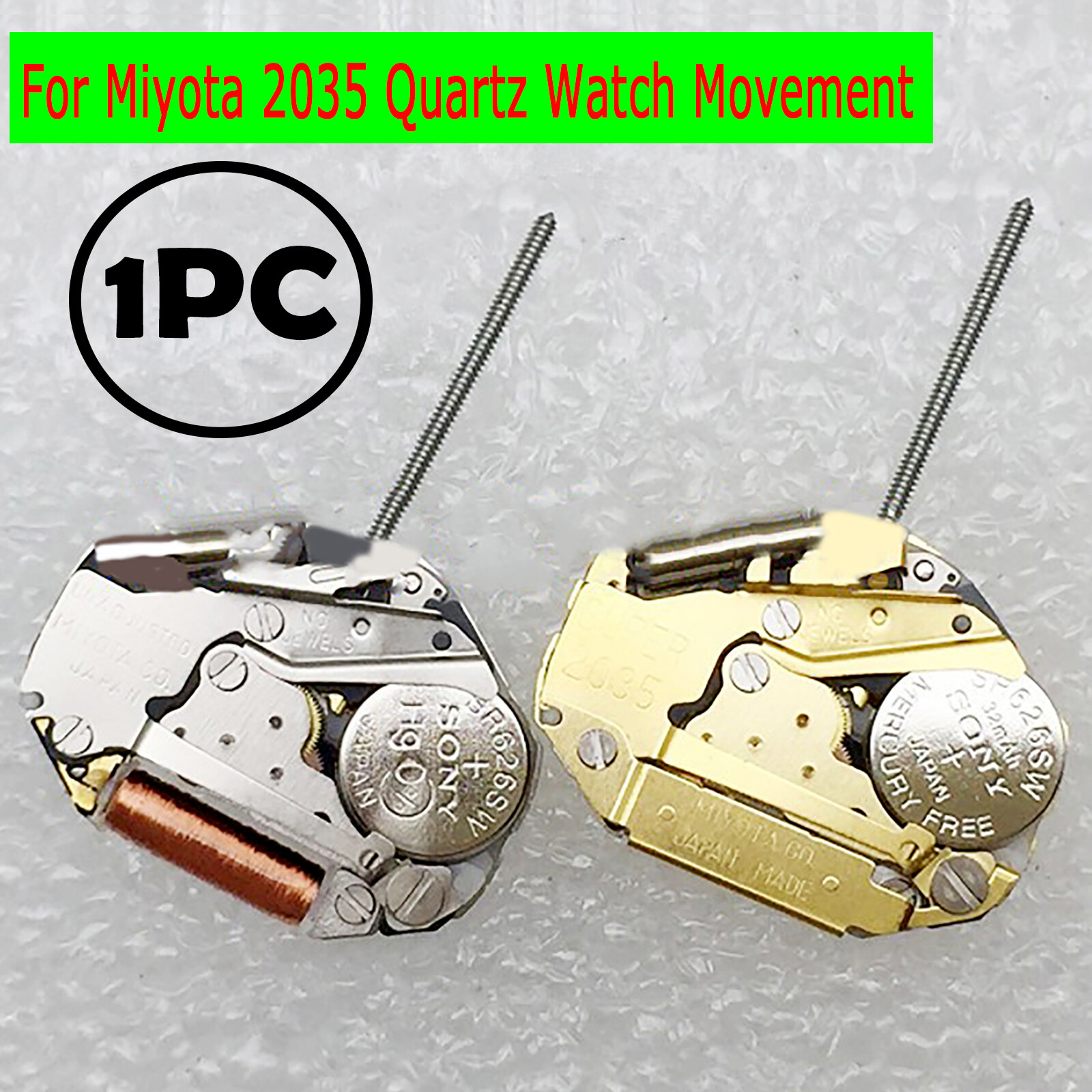 NEW For Miyota 2035 Quartz Watch Movement with Battery Watch Parts Accessories