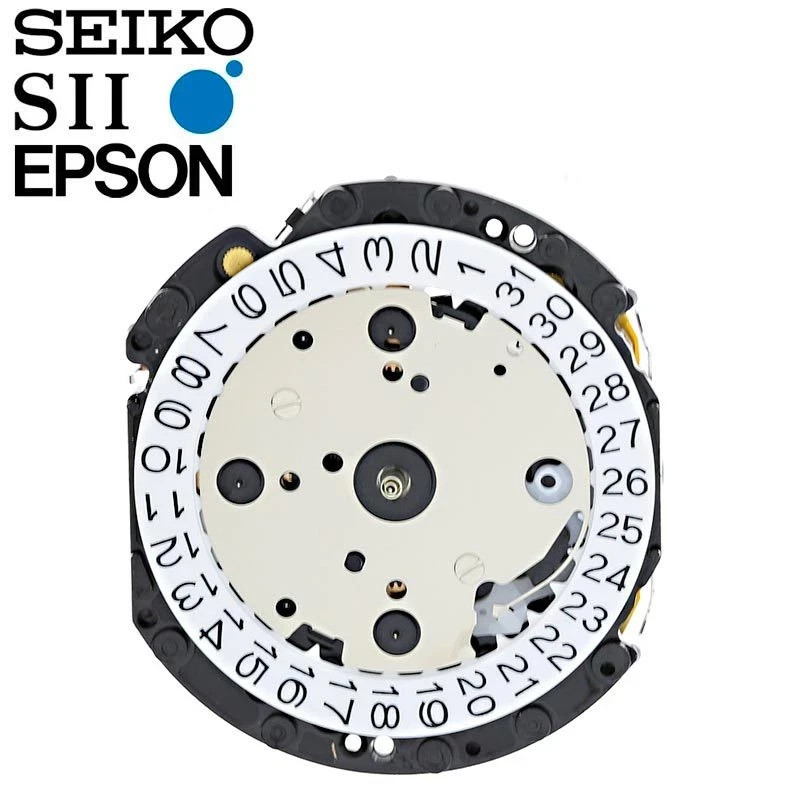Original Hattori/Seiko/Epson VD50, Date @3, Japan Quartz Movement