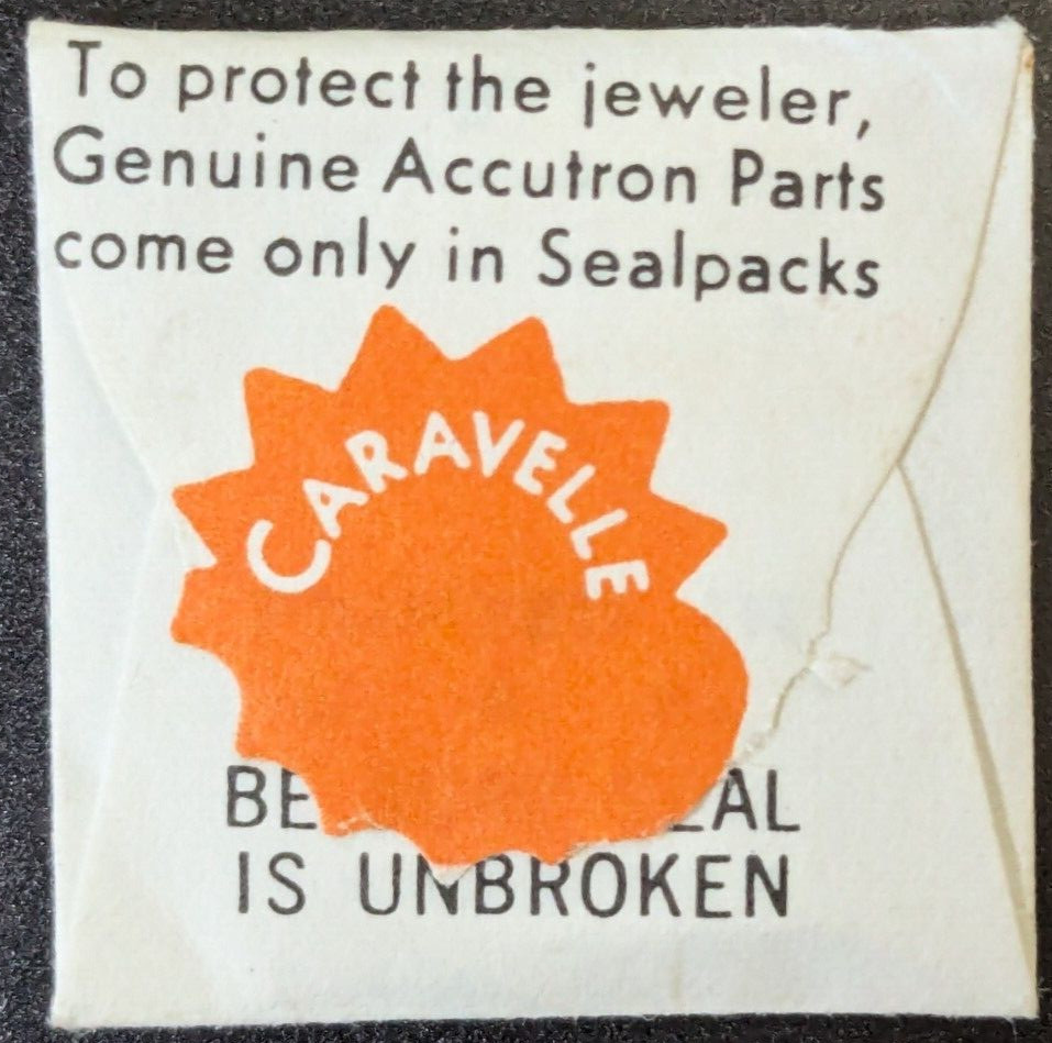 NOS Genuine Bulova Caravelle Cal. 1052.50 Watch Mainspring w/ Bridle Part# 53AS
