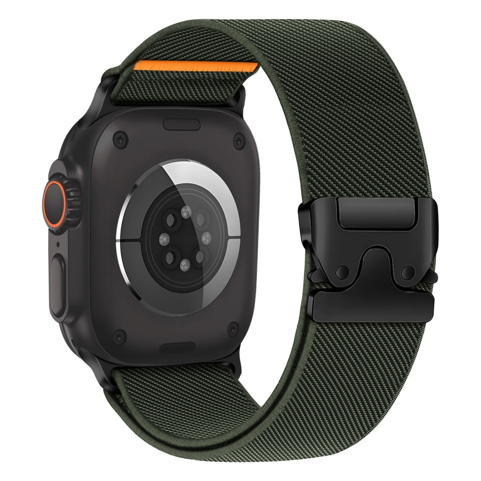 Nylon Strap For Apple Watch Ultra 2 Band 49mm Elastic Bracelet iWatch 10-1 SE