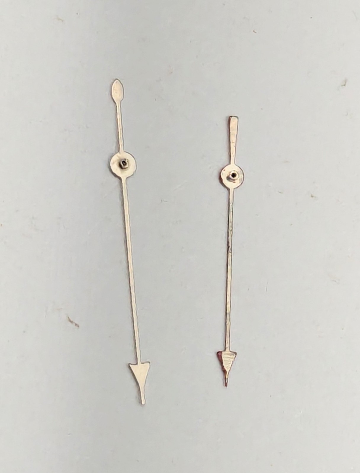 Vintage Watchmakers Estate Silver Arrow Center Second Watch Hands Lot Of 2