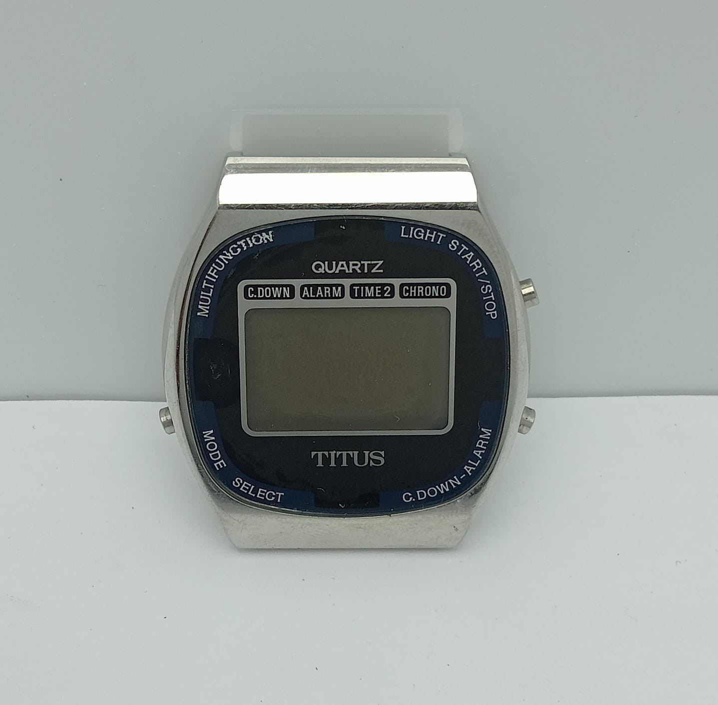 Titus Solvil NG-8712 Quartz Digital Vintage Men’s Watch For Parts KLD65ARL1