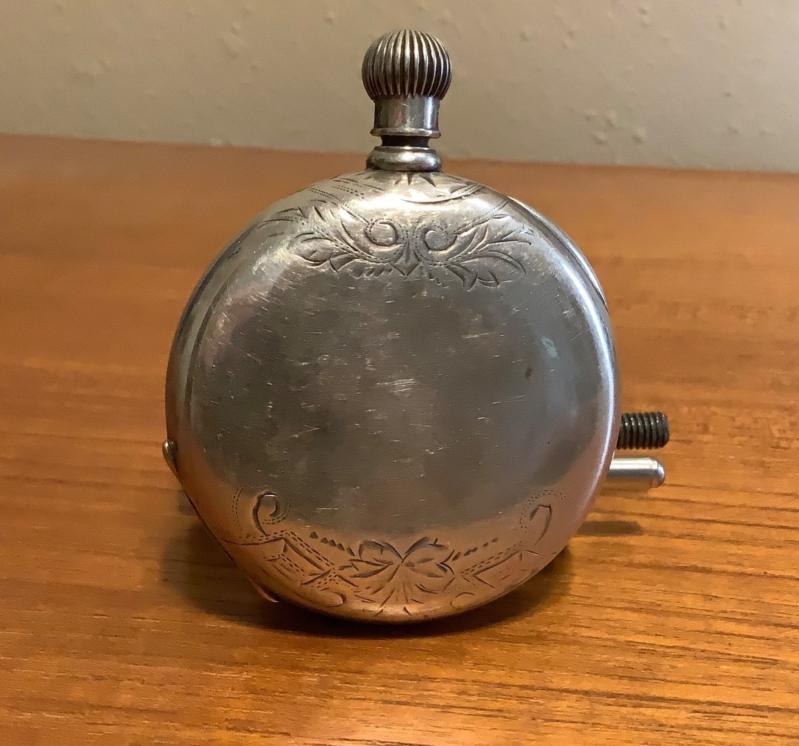 Fahys Coin Silver Engraved Pocket Watch Case 16s Full Hunter Key Wind Cuvette