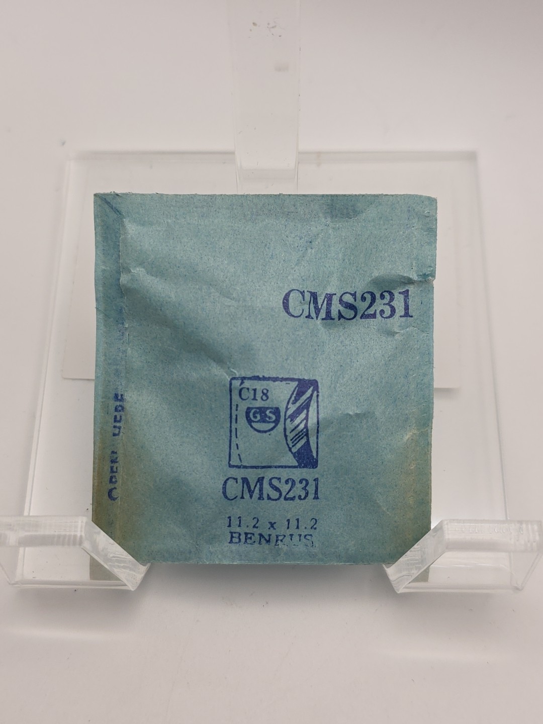 G-S Watch Crystal CMS231 Benrus 11.2X11.2