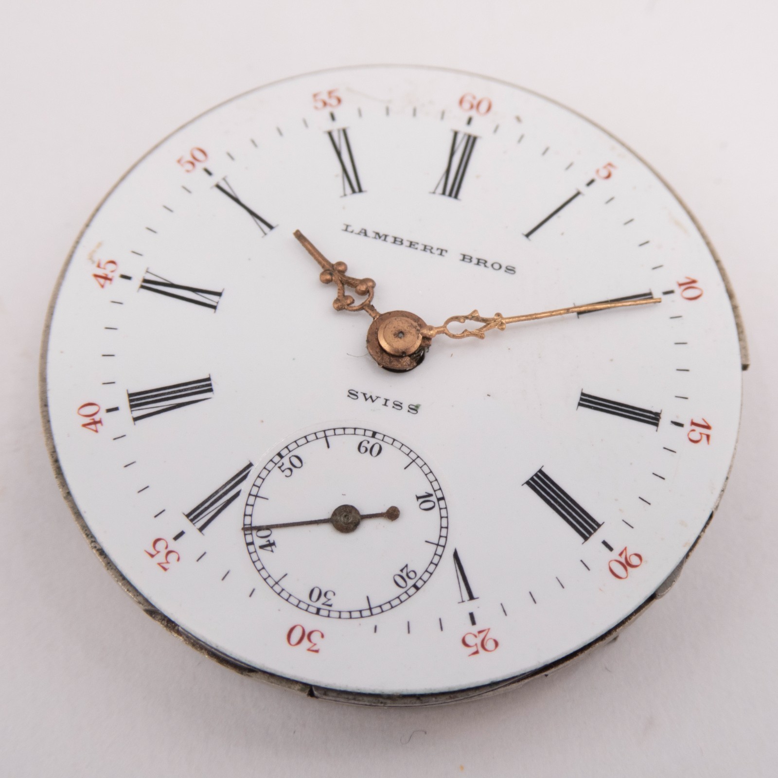Longines for Lambert Bros 29.6 x 7.2 mm Antique Pocket Watch Movement