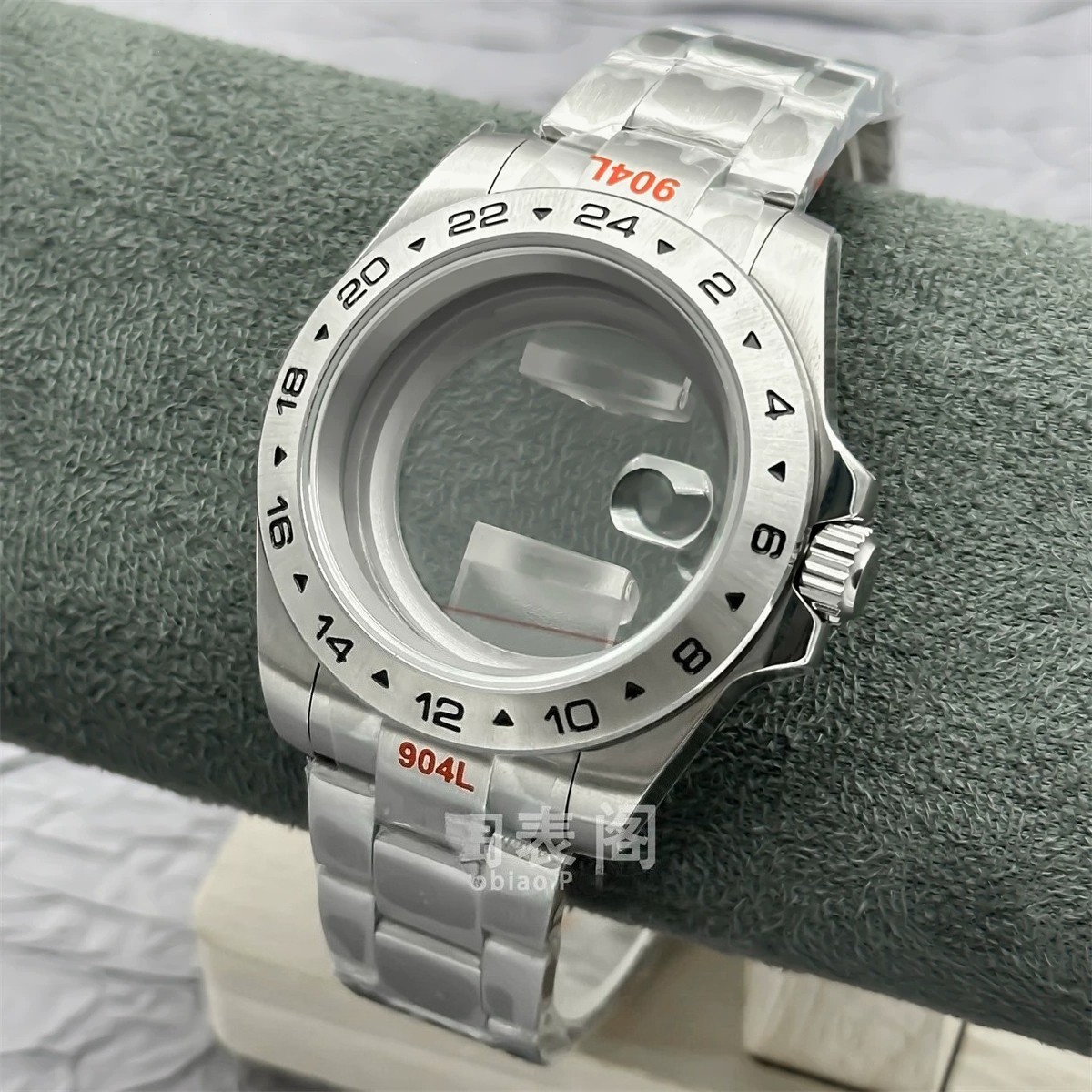 DIY Watch Part Kit for Explore II ETA 2824 40mm 42mm Watch Case + Steel Strap