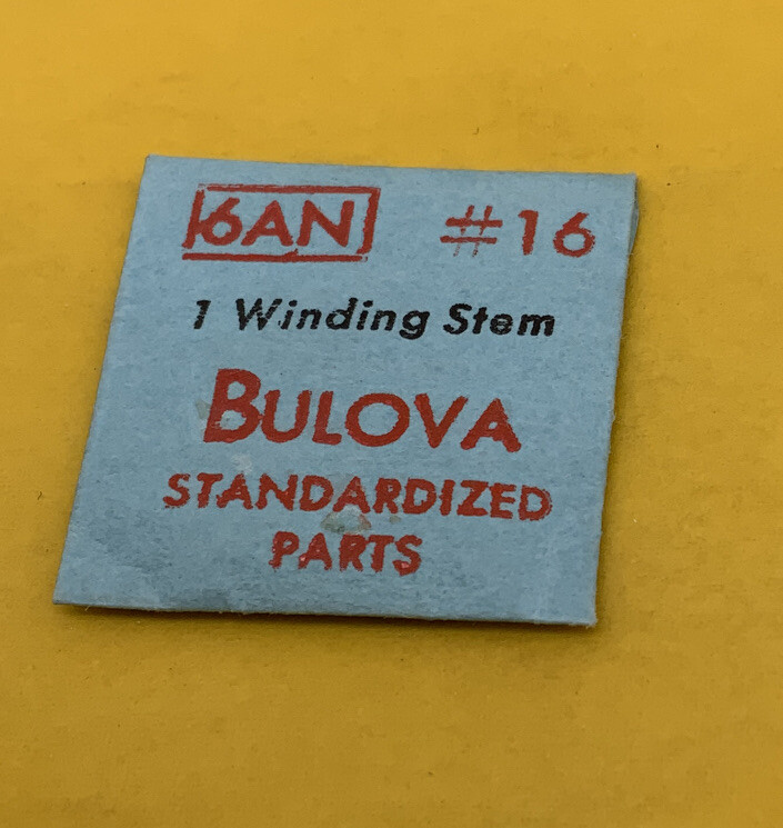 Genuine Bulova Watch Winding Stem For Model 6AN Part #16 NOS