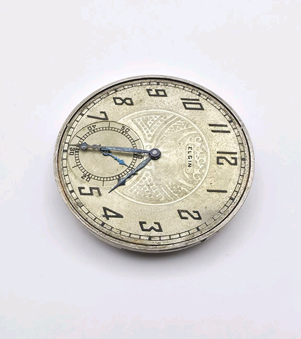 1926 Elgin Model 3 Grade 315 15J 12s Pocket Watch Movement For Repair