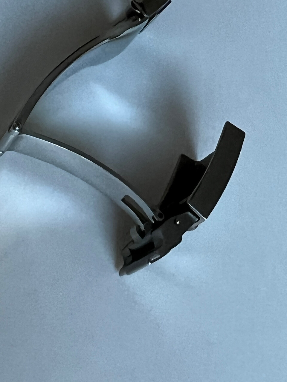 Third party deployant buckle gridlock silver clasp for Rolex Milgauss watch