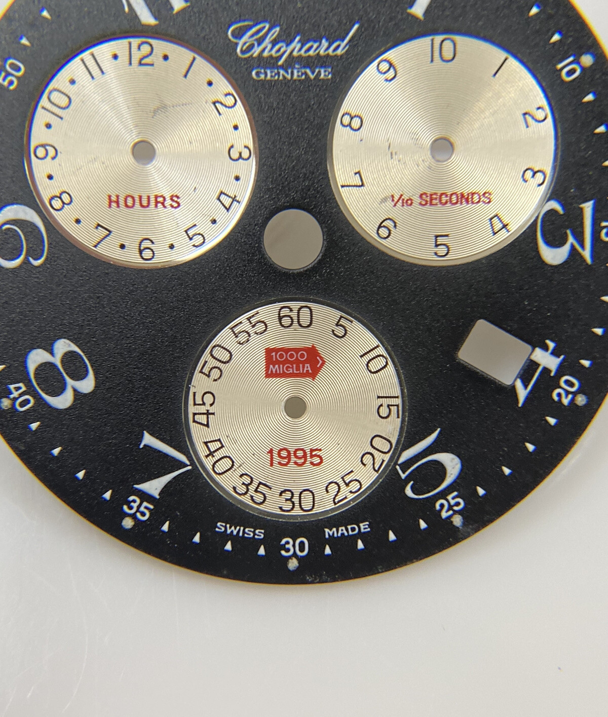 Genuine Chopard Geneve 1000 Mille Miglia Chrono 1995 Black 32.5mm Dial Ref: 8271