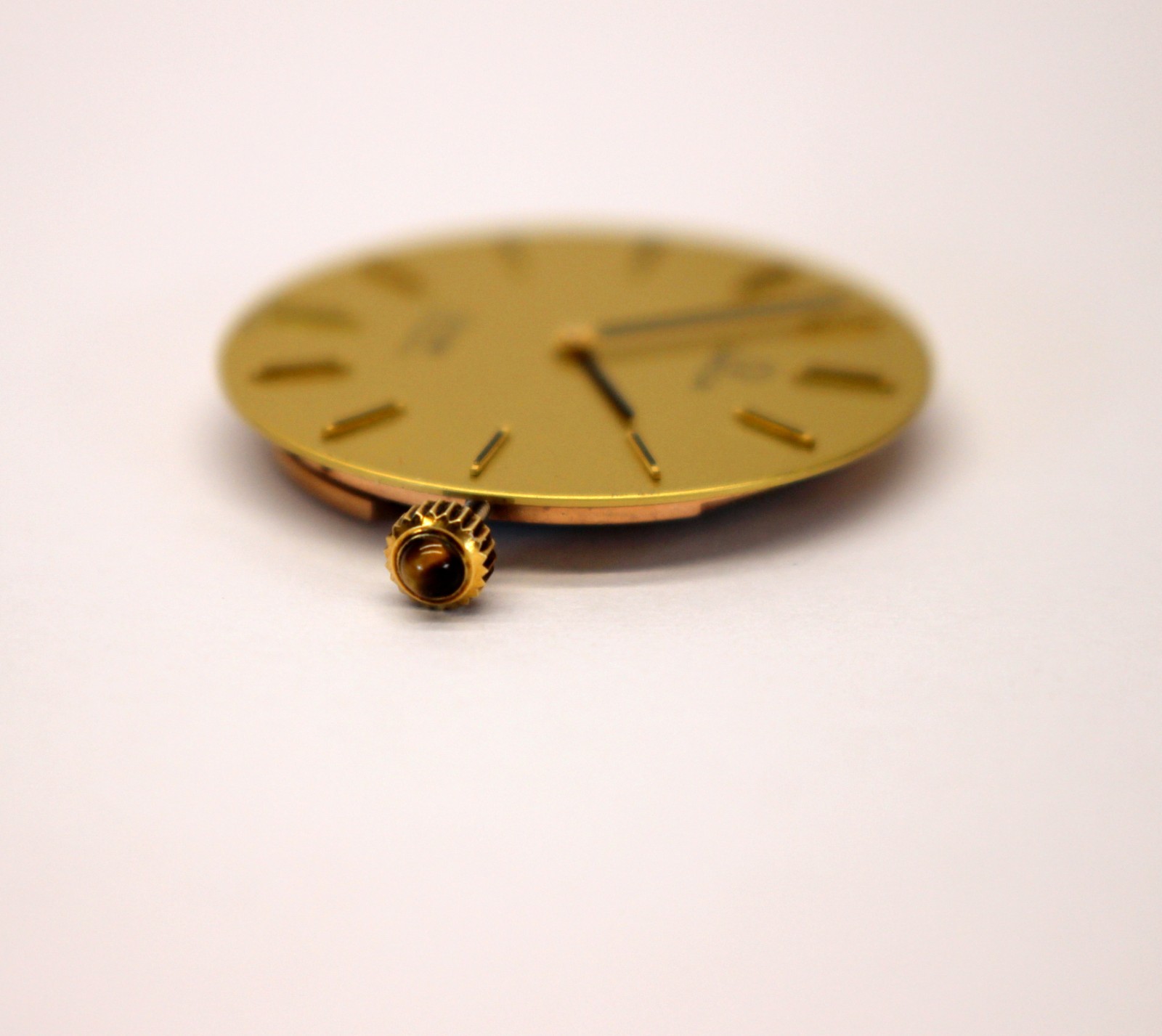 Omega 711 Automatic Movement 24 J 2 Adj De Ville Dial TIGER EYE Crown parts