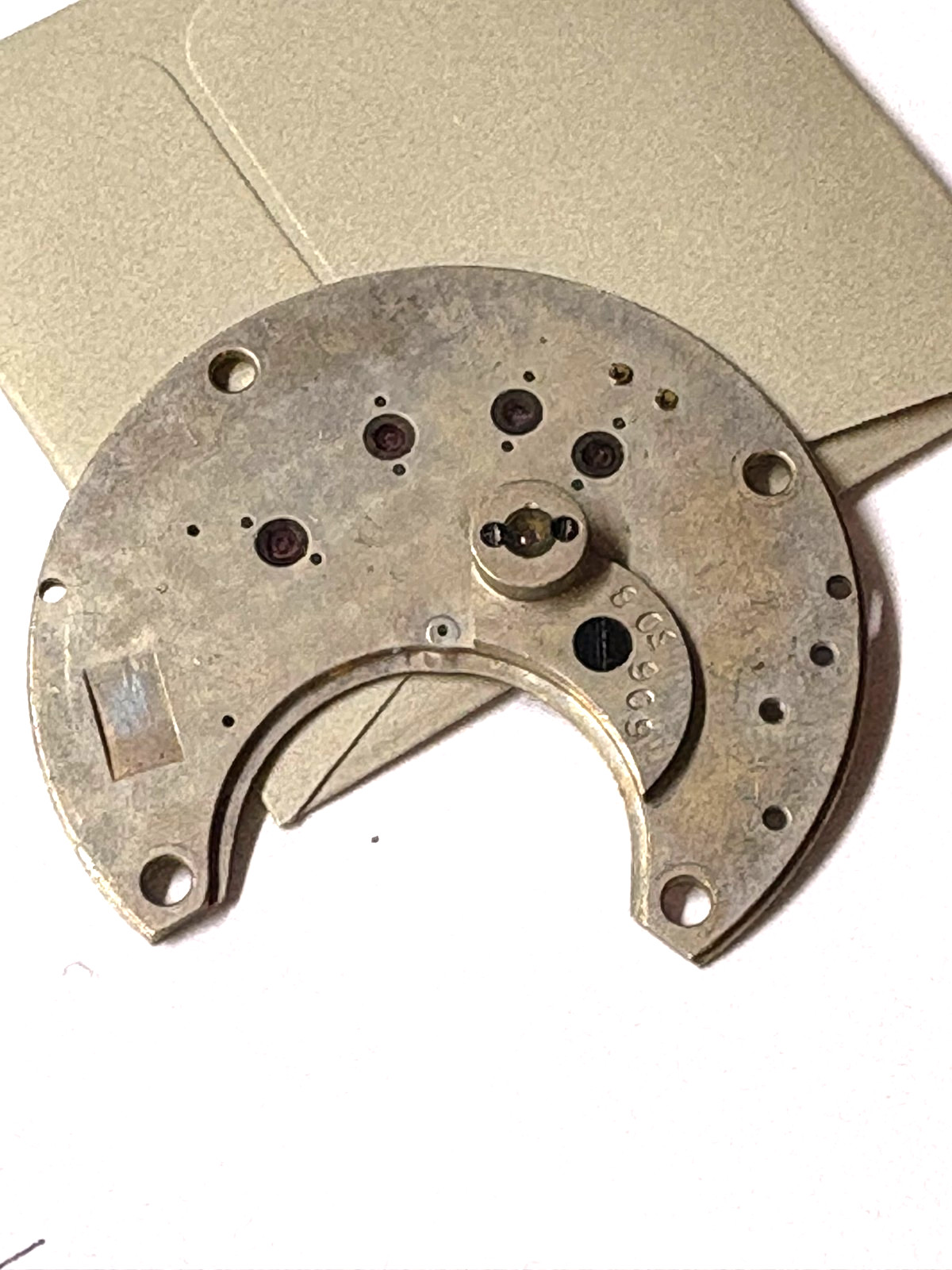HAMPDEN DUEBER 18 SZ POCKETWATCH HN2L LOWER PLATE W/6 JEWELS HC—-BB-2020