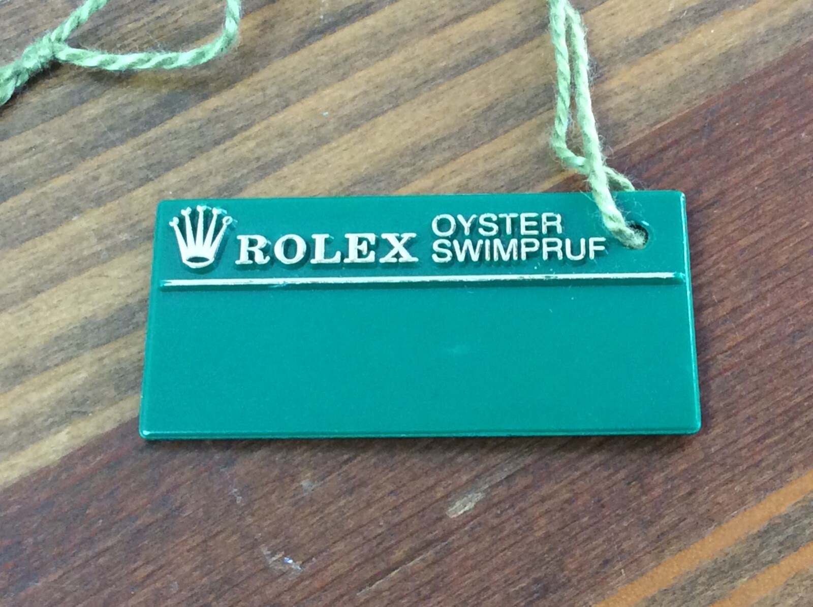 ROLEX Explorer I 114270 Green Hang Tag