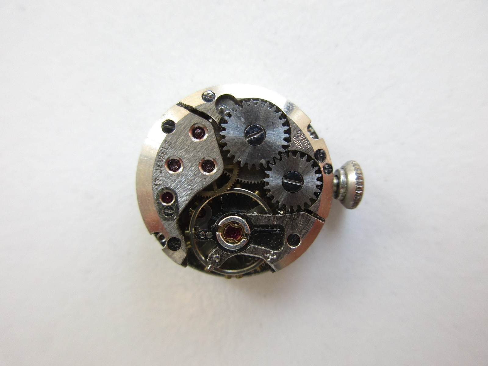 ETA cal. 2410 Swiss manual wind watch movement – Tenax dial – running