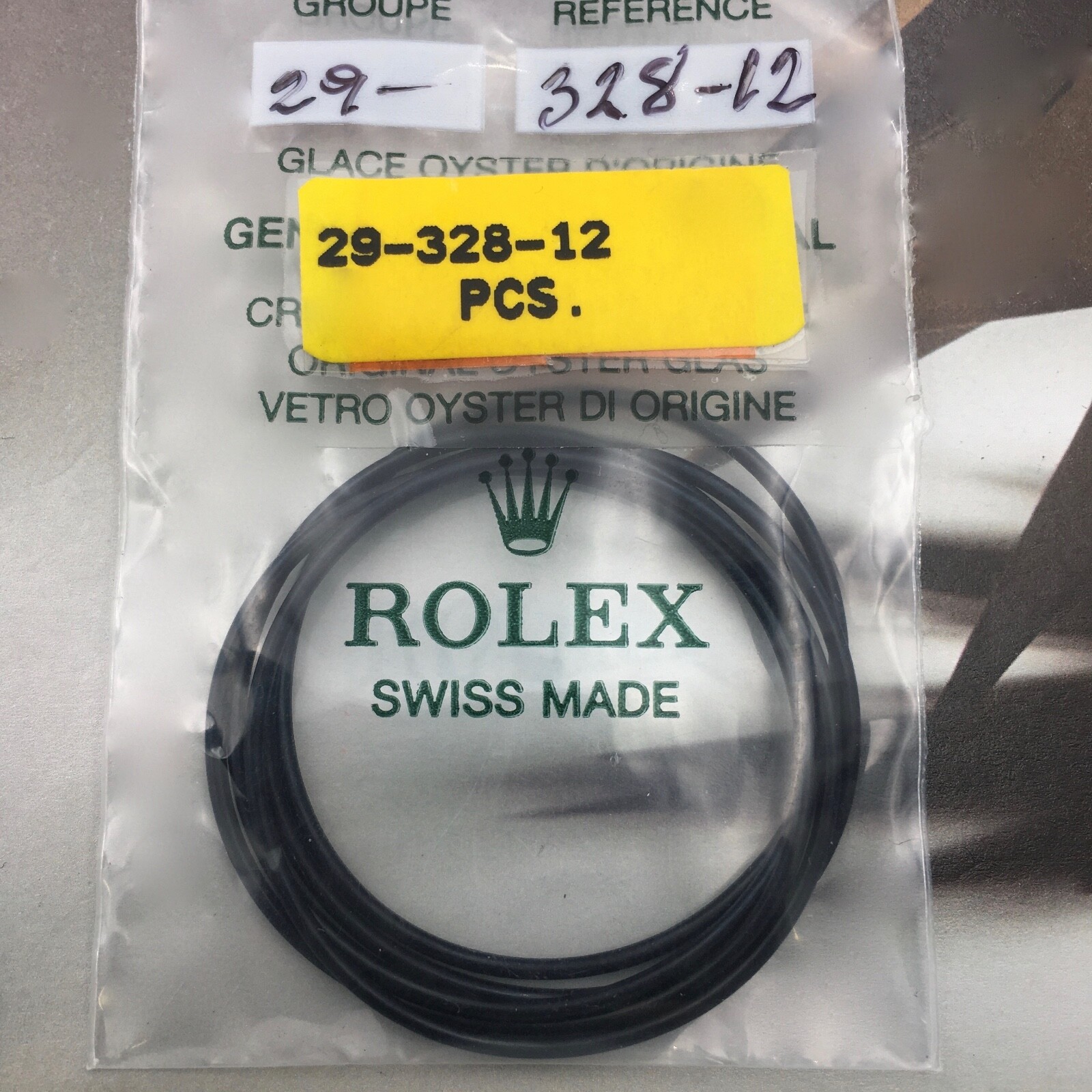 Genuine Rolex O-Ring Case Back Gasket 29-328-12. Price For One Gasket