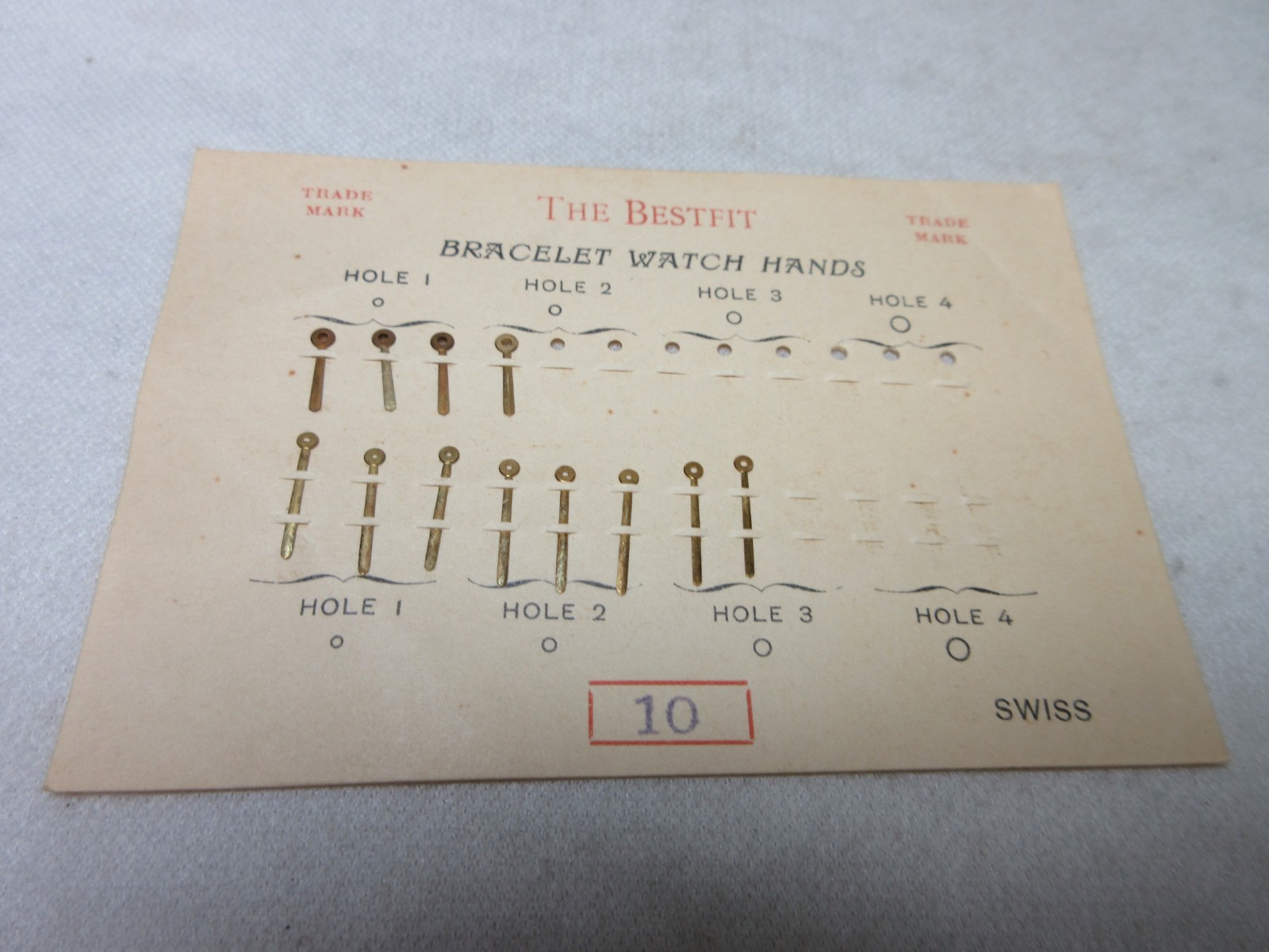 BEST FIT WATCH HANDS BRACELET WATCHMAKER REPLACEMENT PARTS #256