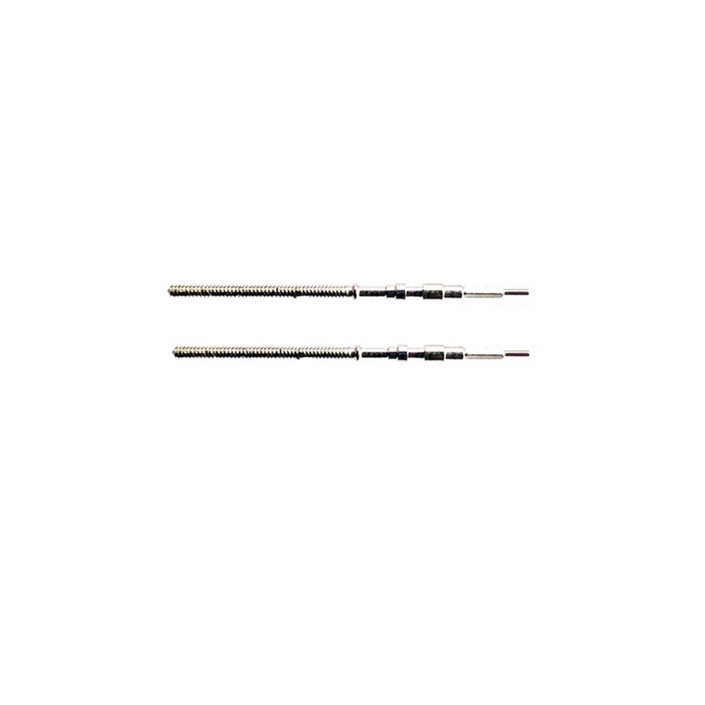 2Pcs Replacement Watch Winding Stem Rod Bar Handle Head For 7S26 7S36 Movement F