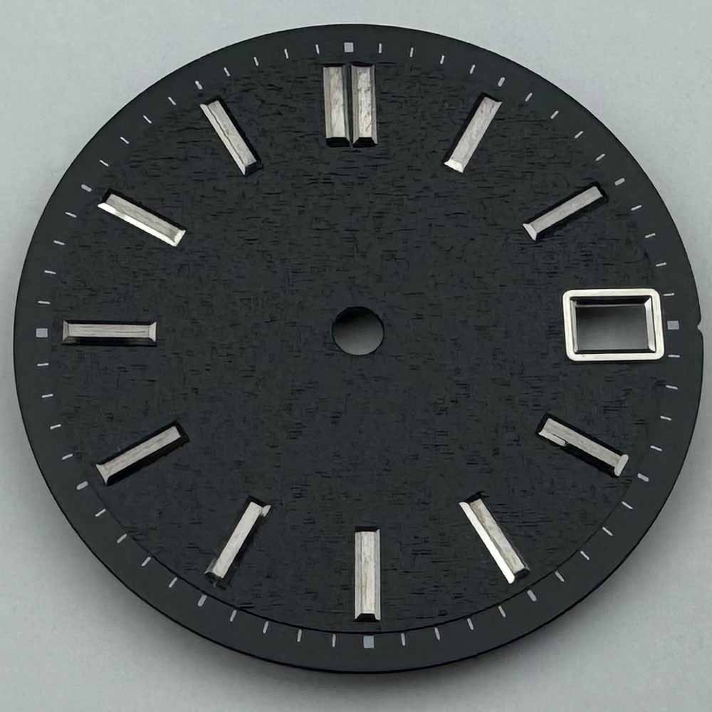 28.5mm Sterile Dial Fit NH35 NH34 Movement 3/3.8 O’clock Crown Black White Green