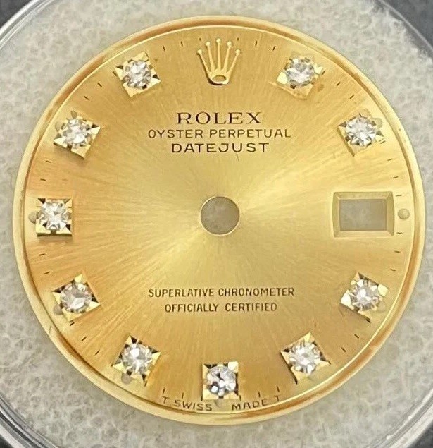 Authentic factory 26mm Rolex datejust President Diamond Dial for quick Set watch