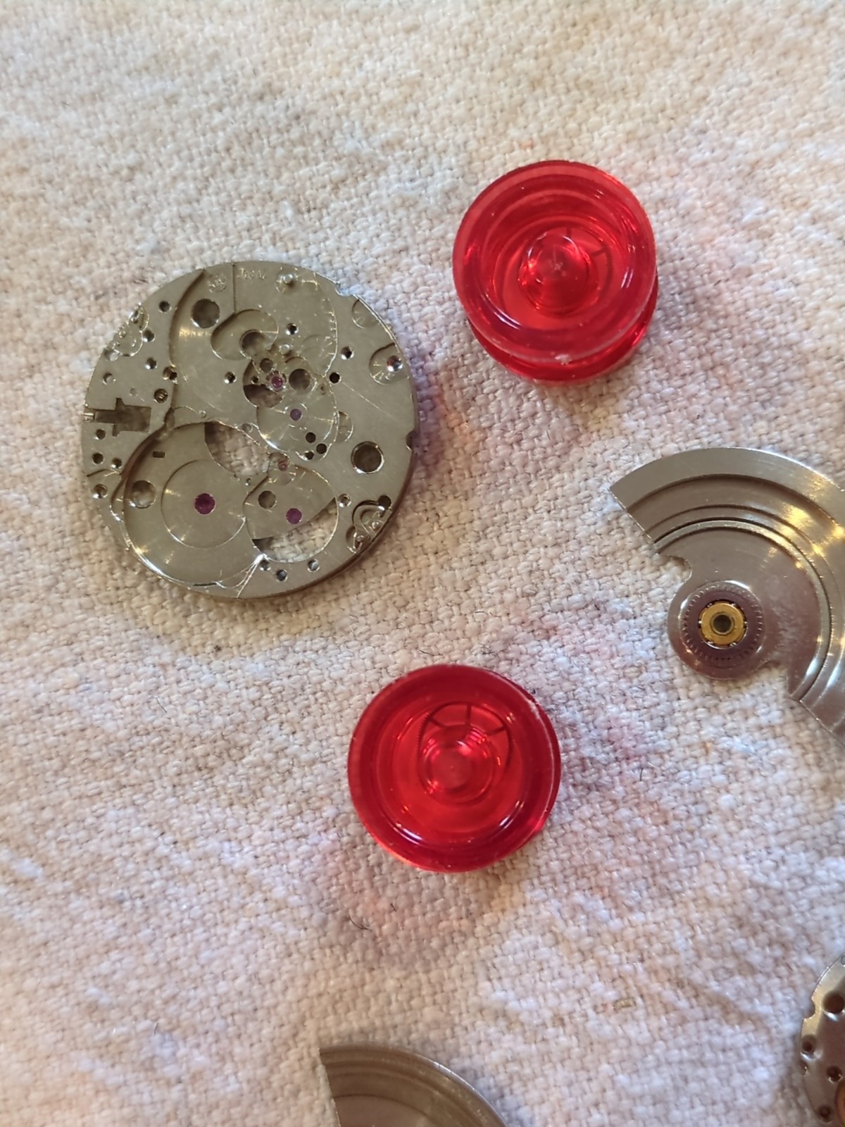 !!Lot of Watch Movement Parts. Movement Plates, Rotor, Wheels, and Crowns. Look!