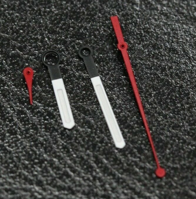New Hand Set SEIKO 6139-8000 6139-8001 6139-8002 Red Second Tear Drop Sub Hand