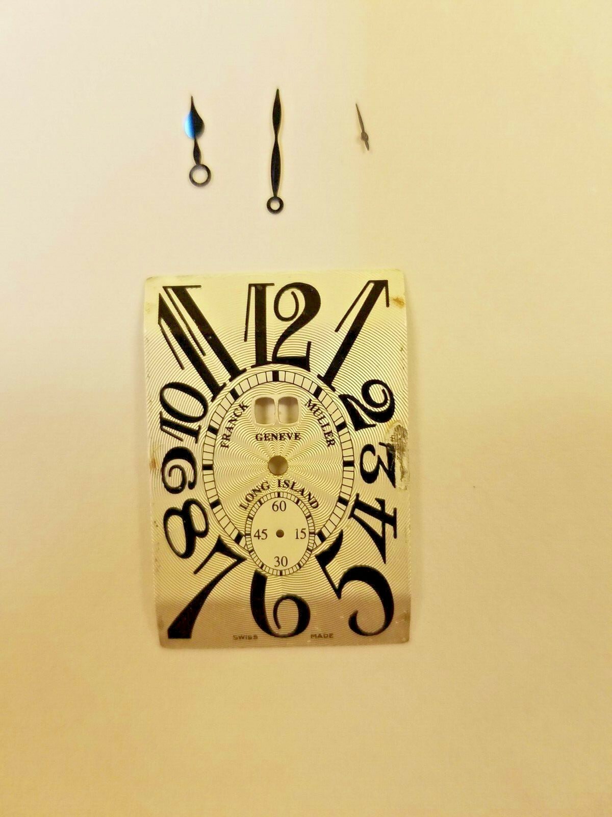 Franck Muller / Long Island / 100% Authentic “Big Date” Dial & Hands 1200 S6 GG