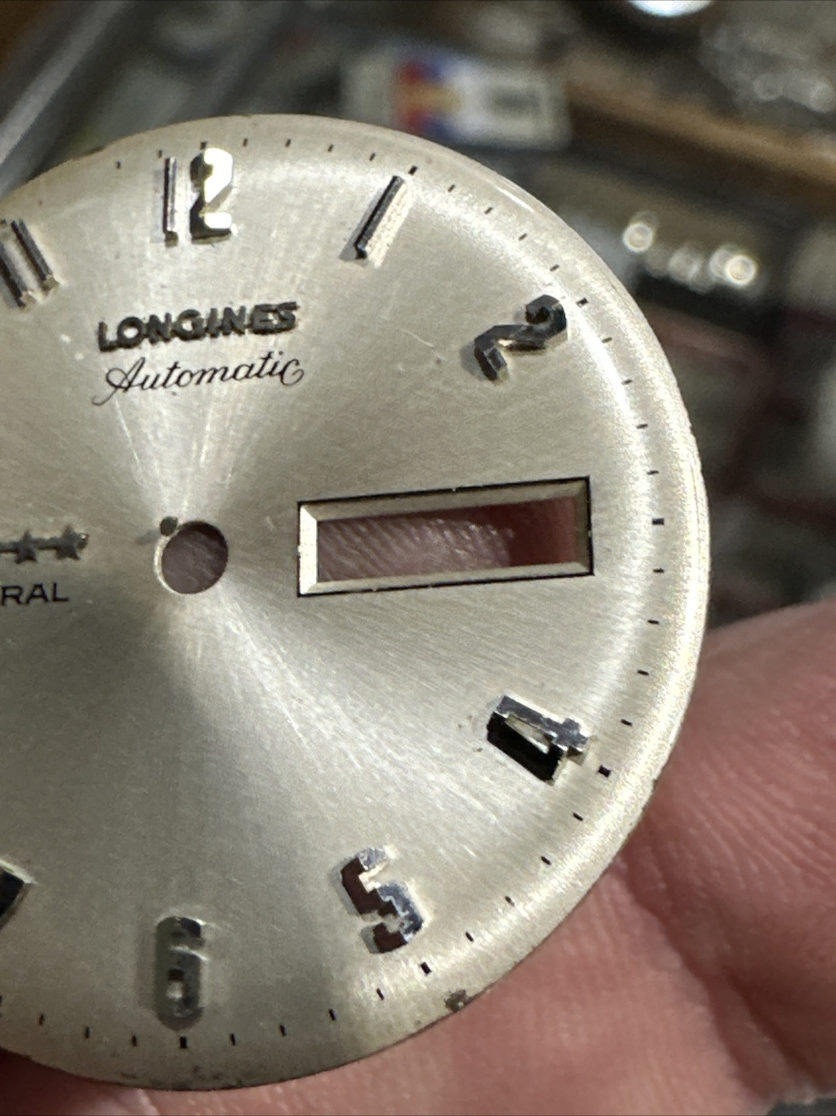 Longines Admiral Dial – Parts 5 star 9 o’clock mark