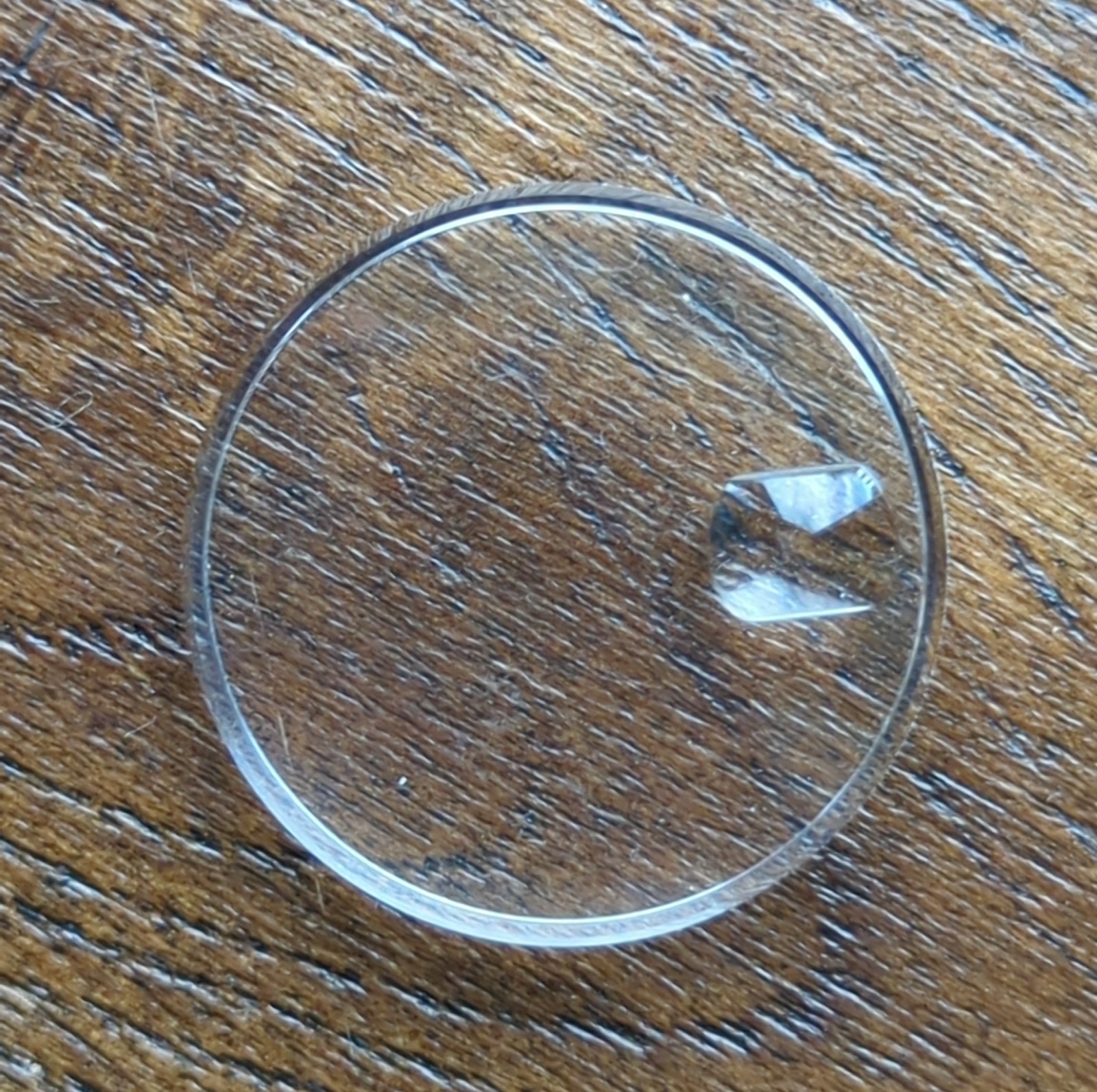 Rolex 25-127 Original Acrylic Crystal 1970s Top hat for Submariner 1680 (V68)