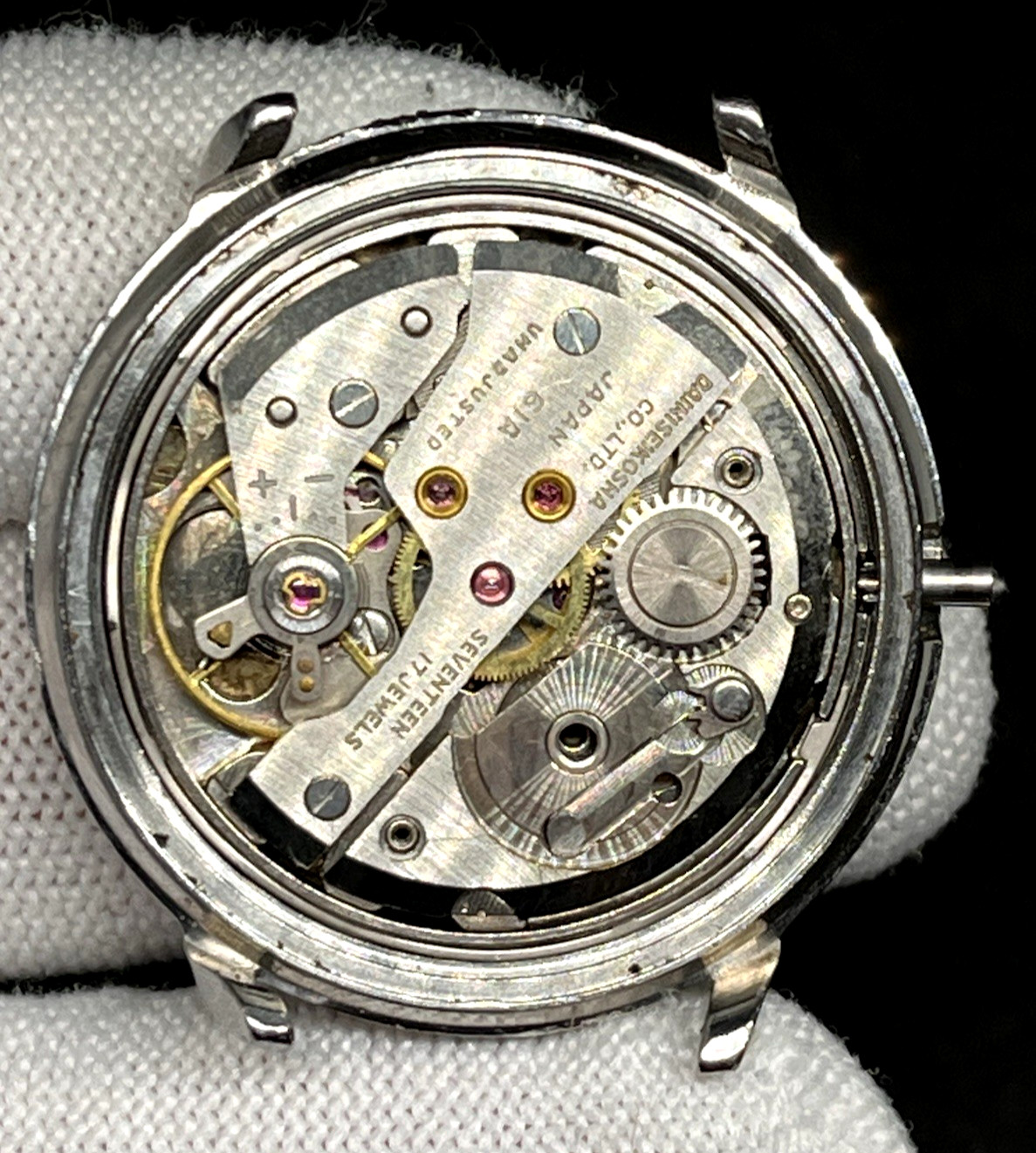 Vintage Seiko 66A Daini Seikosha 17J Balance is Good – For Parts/Repair 1960s