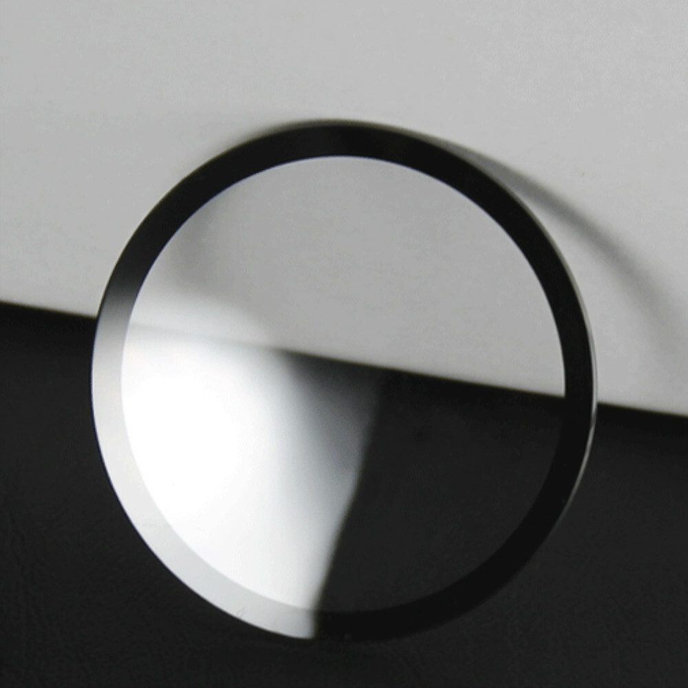 Watch Glass Crystal For RADO 37.9mm / 27.8mm Black / Silver / Gold Edge