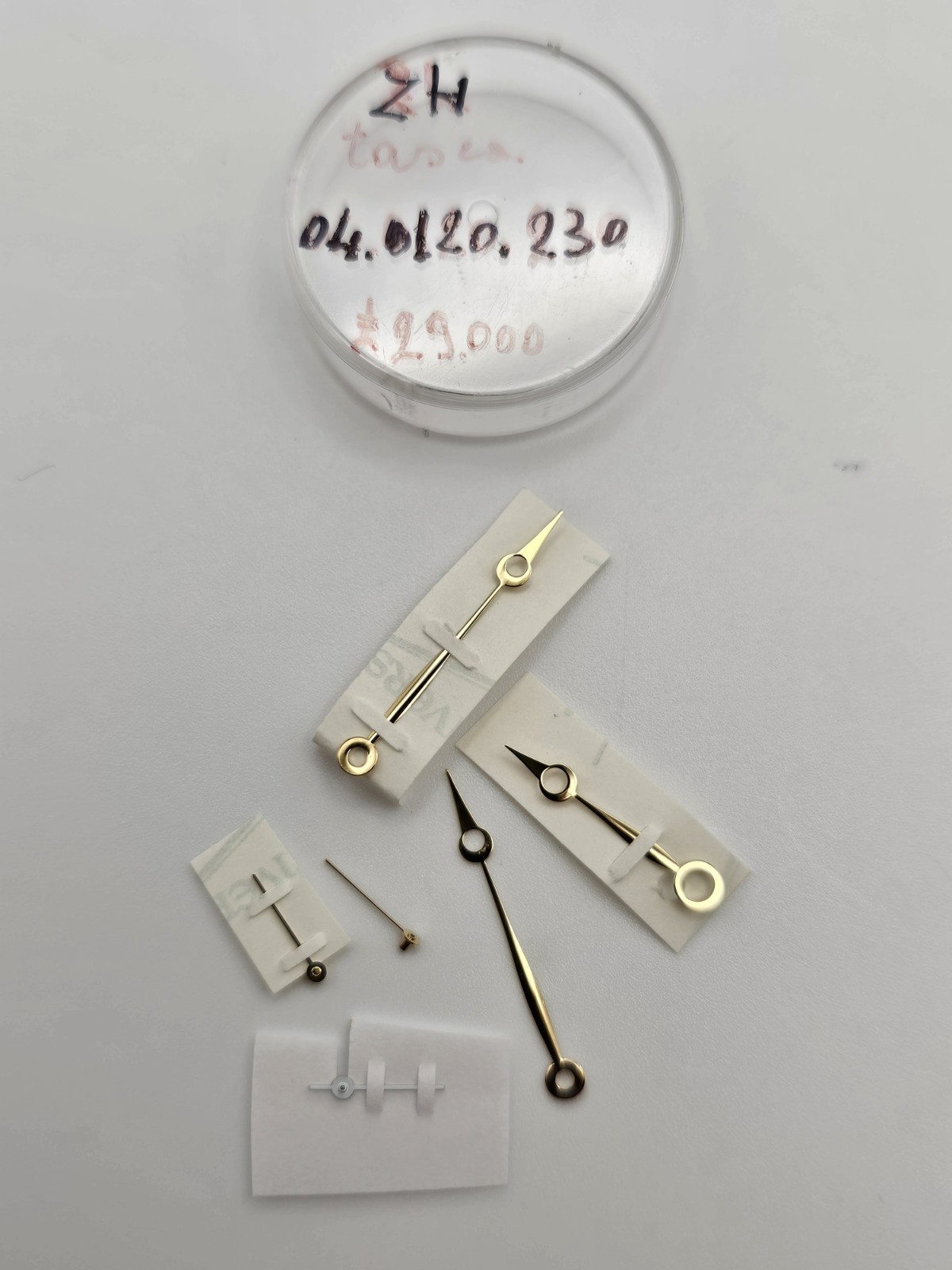 1x NOS Kit Zenith Pocket – Gold – Second Hand – Pocket Watch Balls 04.0120.230