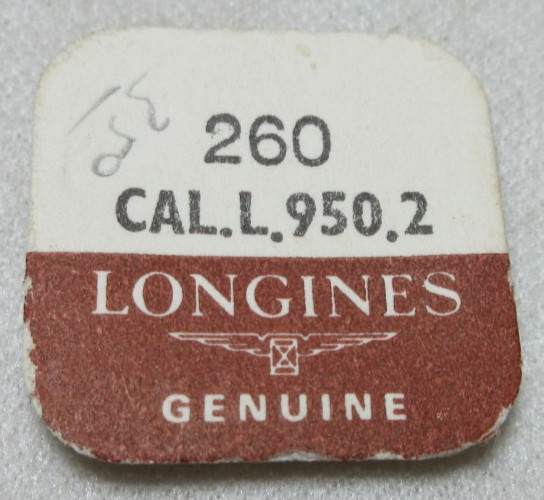 LONGINES WATCH PART 260 CAL L.950.2 WATCHMAKER REPLACEMENT #224