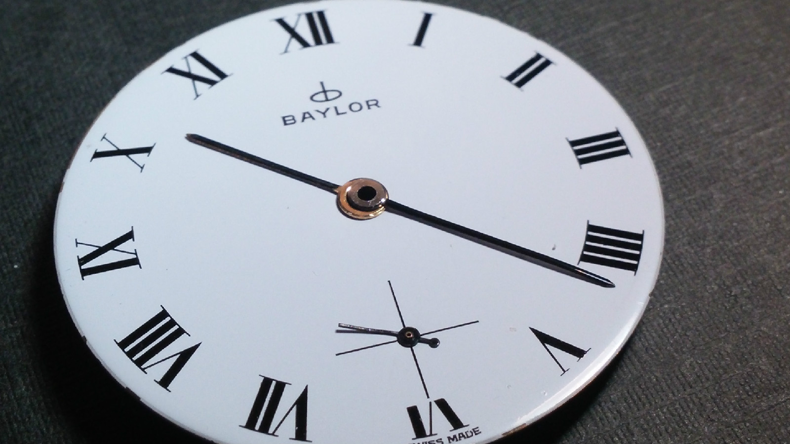 Baylor white dial, 6498 roman dial, different color /style hands (hour, minute