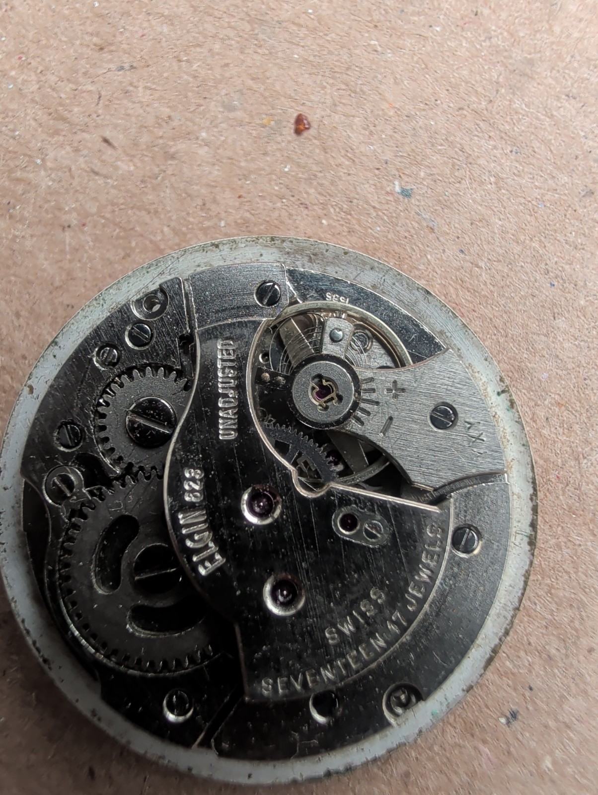 Elgin Sportsman Vintage 17 Jewels Watch Service Required for Parts or Repair