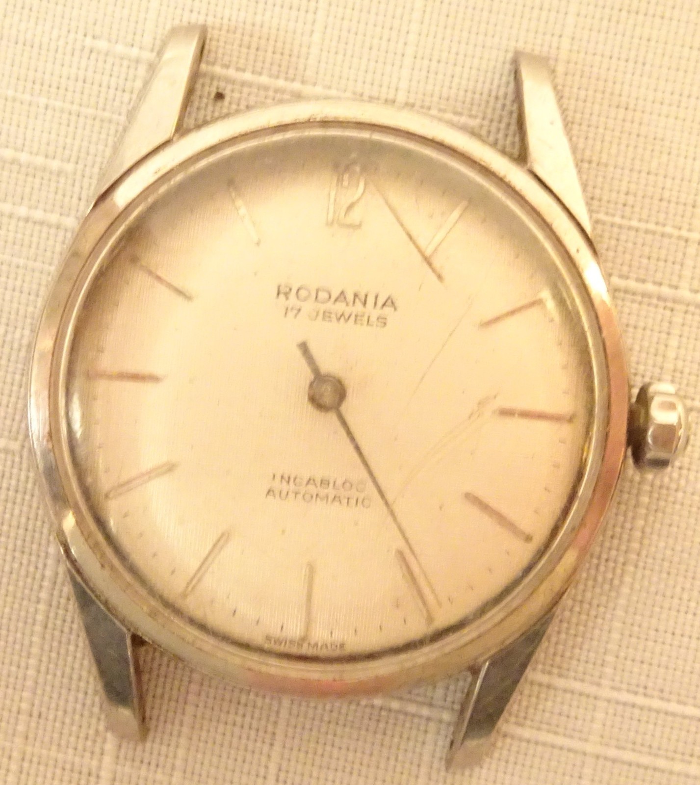 Rodania Wristwatch Movement 17J Vintage Men’s Automatic Parts