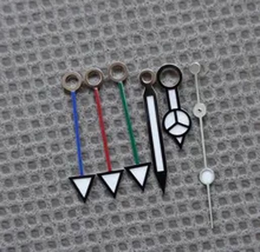 Clean Watch Parts GMT 3186 Movement Blue Luminous Watch Hands 116710/126710