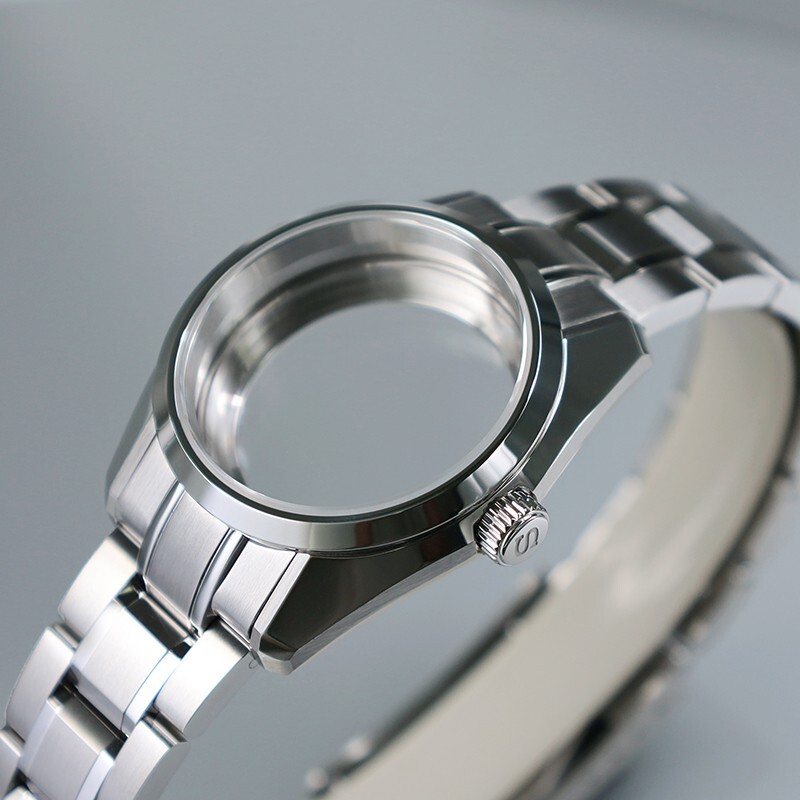 DS 44GS Watch Case 36.5mm Dress Watch Sapphire AR NH35 Luxury High quality 10Bar