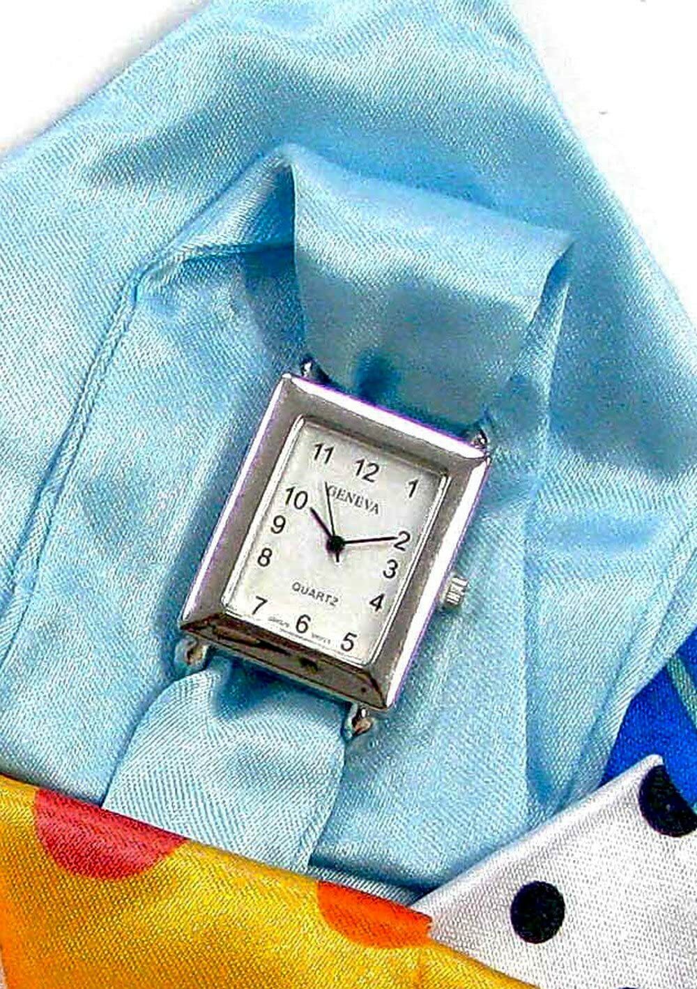 Watch Faces for Beading Ribbon Oval Rectangle Big Surface Battery 10 pcs