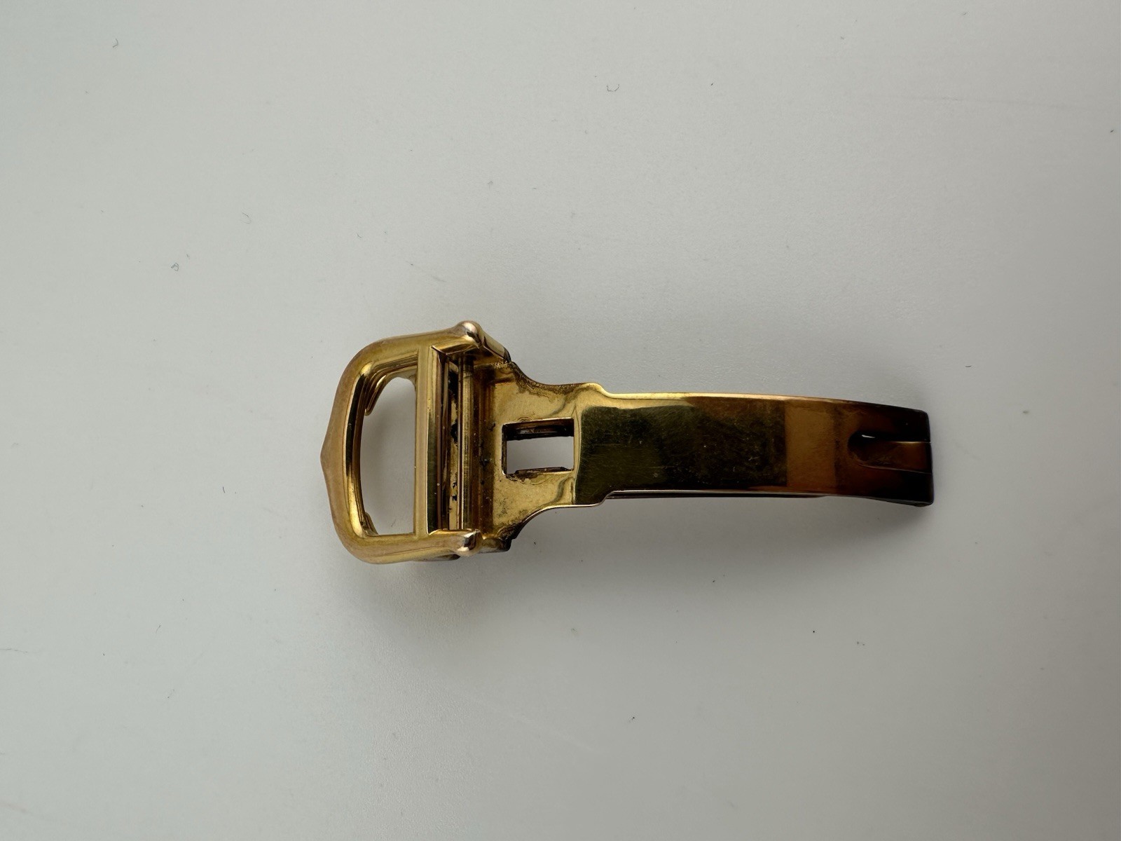Cartier Watch Buckle 18ct Yellow Gold Vermeil Folding Deployant Clasp 14mm