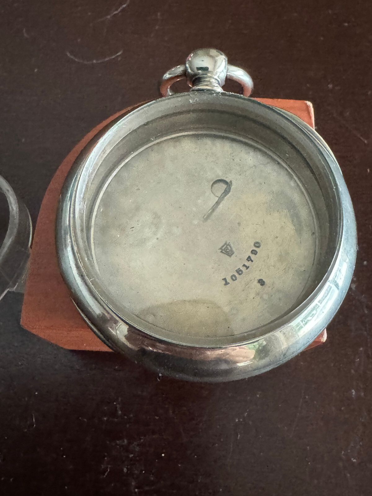 VINTAGE 18 SIZE CRESCENT POCKET WATCH CASE KEY WIND / KEY SET SILVEROID!!