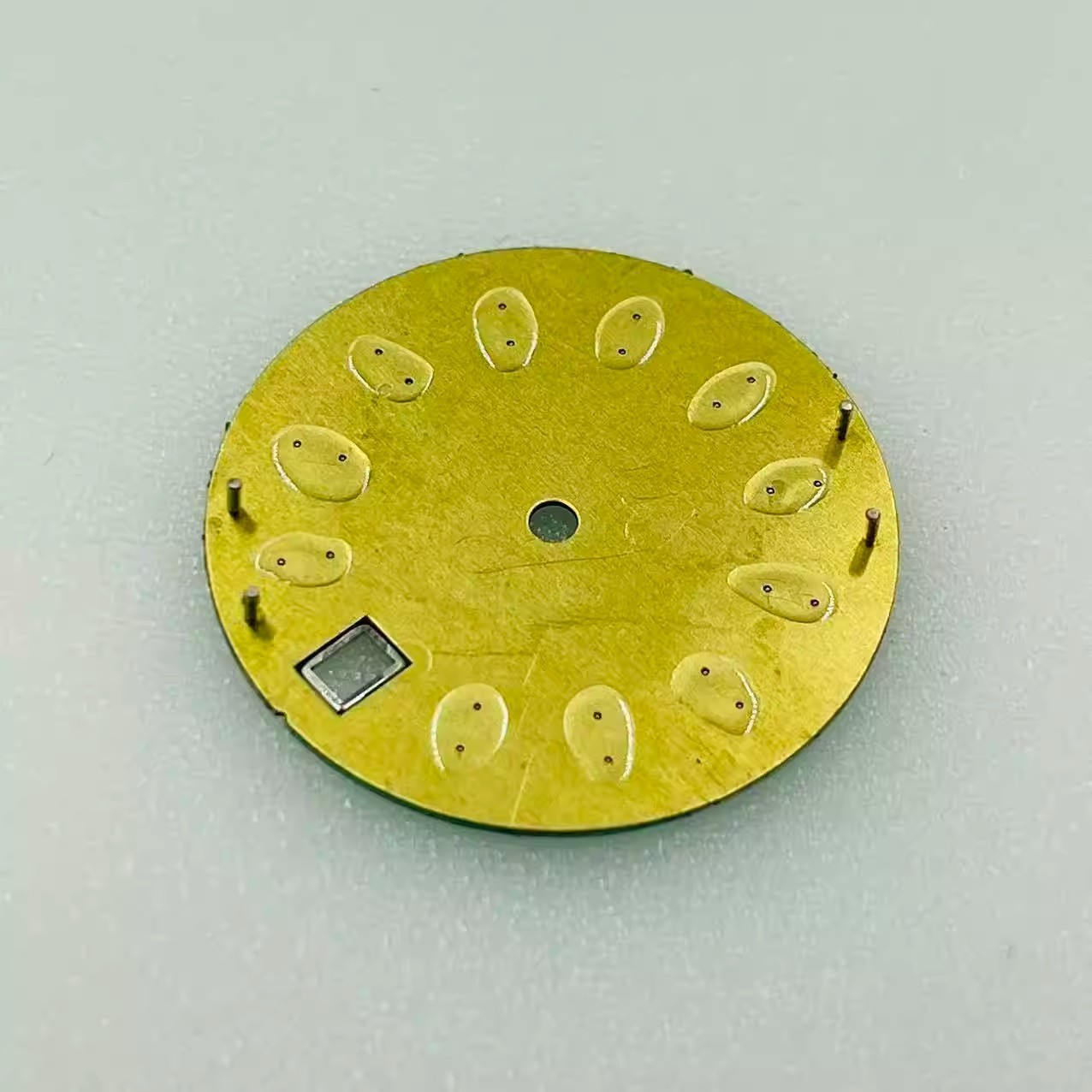 For Seiko 28.5mm Watch Dial Blue Green Luminous Fit NH35 NH36 Movement Parts