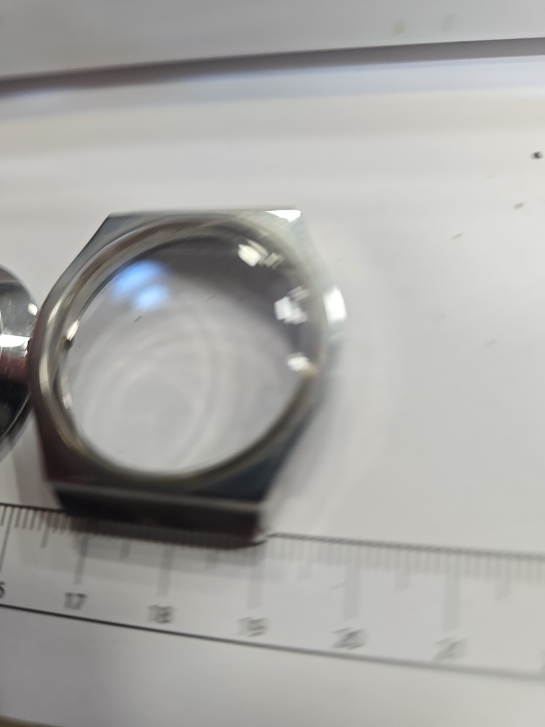 Mondia Zenith Glass Case Back Ref. 01.0081.383 for used parts