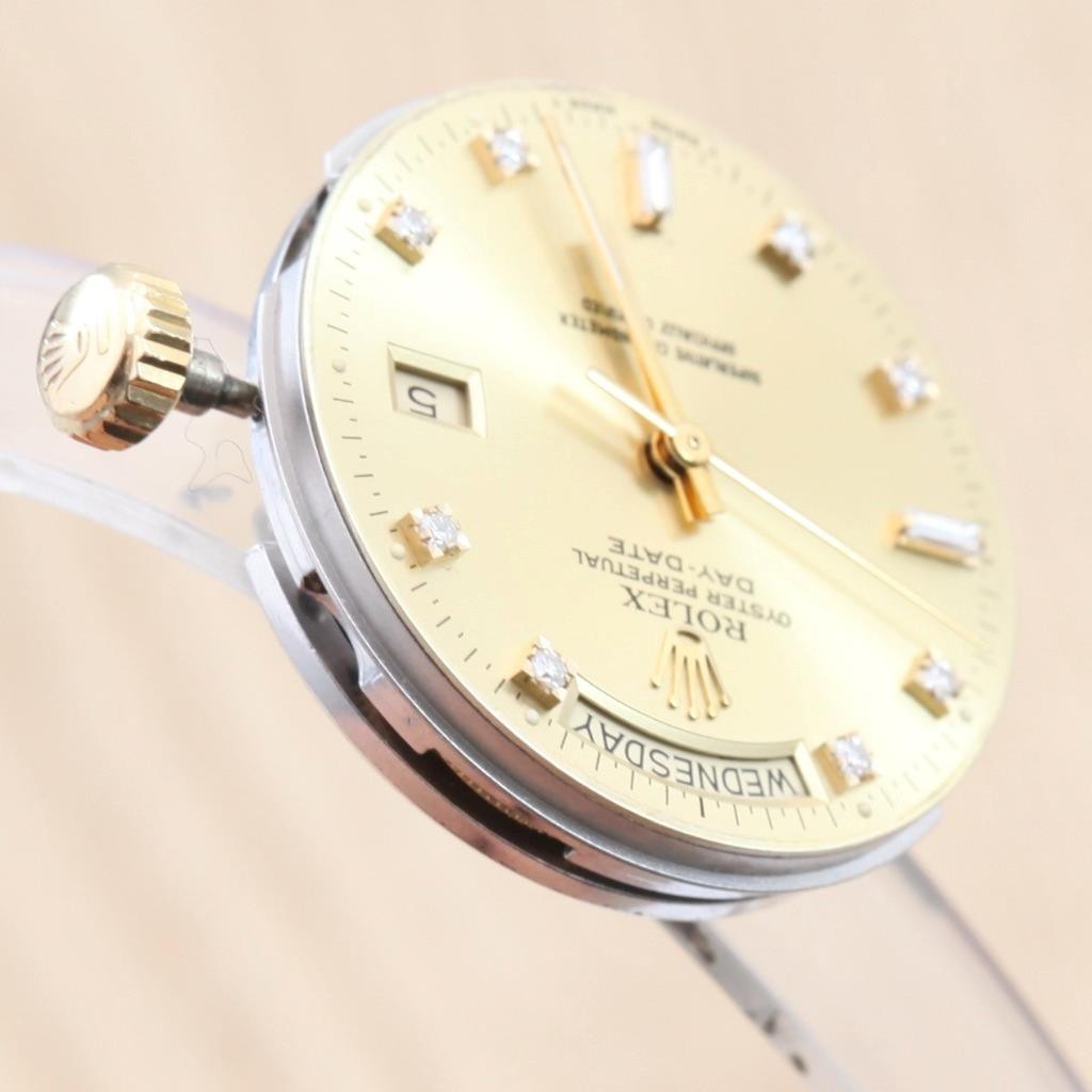 Rolex Cal 3055 Men’s 36mm DAY-DATE SINGLE QUICK SET Movement for18038 Working
