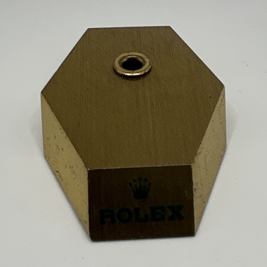 Vintage Rolex Watch Holdee Ref 508 h Brass Hexagonal Watch Tool/Part
