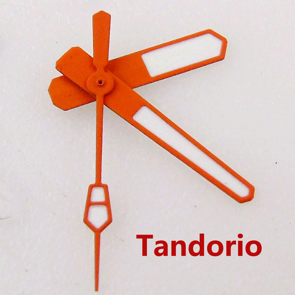 Watch Parts Hands Needles Silver Edge Fit NH35A NH36A 7s26 Automatic Movement