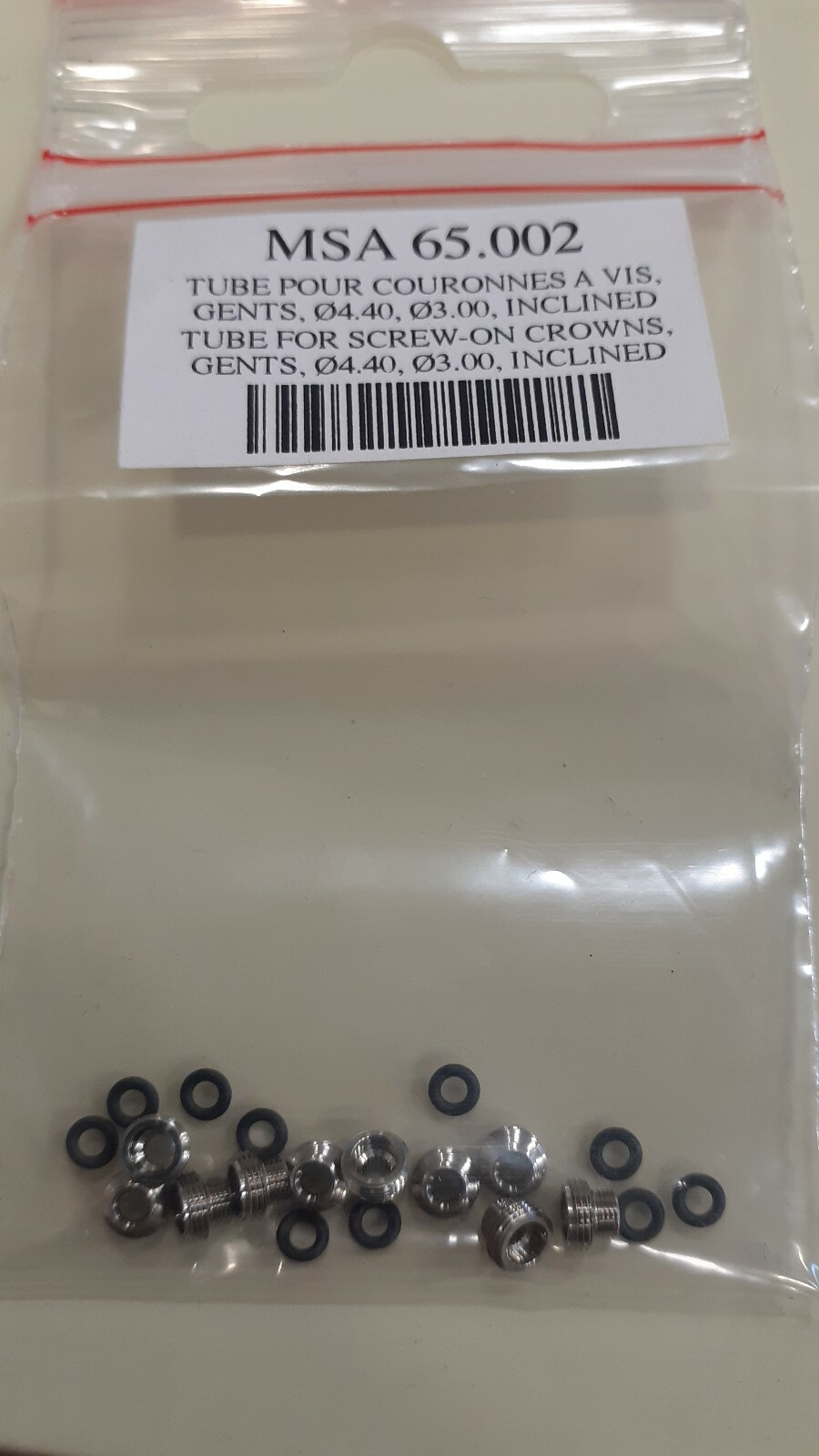 10 Crown Tubes Compatible Rolex 65.002